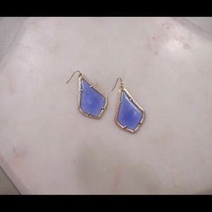 Kendra Scott Periwinkle Alexandra Earrings